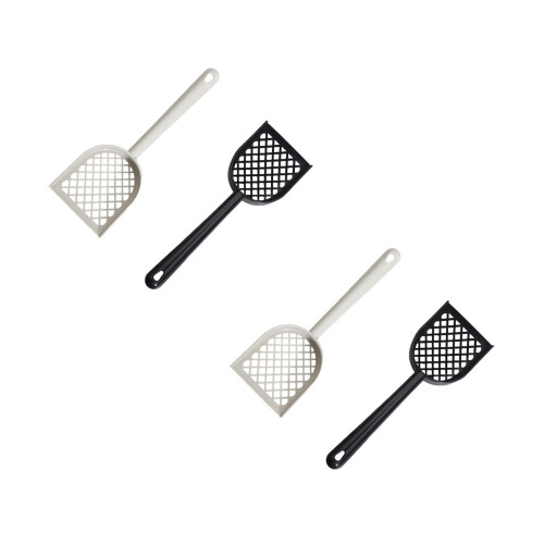 4Pcs Convenient Plastic Cat Poop Scoops Rounded Edges Home Use 1