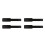 4Pcs Adjustable Wrist Guards Black Hand Support Wraps for 6