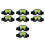 8Pairs Lightweight Riding Goggles Clear Lens Tpu Pc 6