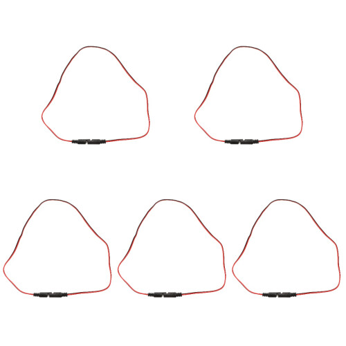 5Pcs Copper Sae Plug Extension Cable Red for Solar Panel Connections 2