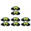 8Pairs Lightweight Riding Goggles Clear Lens Tpu Pc 7