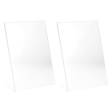 6St Praktische Transparante Prijs Houder Display Stand Acryl