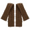 2Pairs Practical Knitted Arm Sleeves Winter Warm Long Fingerless Khaki 3
