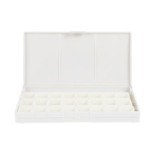 2St Plastic Waterverfdoos Met Compartimenten Wit Praktisch En Duurzaam