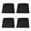 4Pcs Black Sponge Cushion Inserts Firm Support for Sagging Sofa Seats 6