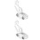 2Pièces -Câbles Aluminium Argent Pour Guidage Câble 7