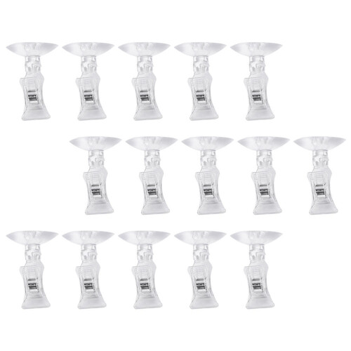 30Pièces Clip Ventouse Professionnel Transparent Pour