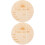2Pièces Pancartes Bois Bébé, Décorations Lisses Créatives 6