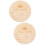2Pièces Pancartes Bois Bébé, Décorations Lisses Créatives 8