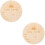 2Pièces Pancartes Bois Bébé, Décorations Lisses Créatives 7