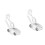 2Pièces -Câbles Aluminium Argent Pour Guidage Câble 6