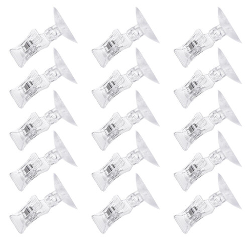 30Pièces Clip Ventouse Professionnel Transparent Pour 1