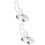 2Pièces -Câbles Aluminium Argent Pour Guidage Câble 9