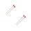 4Pièces Maillets Marimba Rouge Bois Mallets Nylon Instruments 4