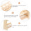 2Pièces Support Tubes À Bois 6 Trous Durable Usage Scientifique 10
