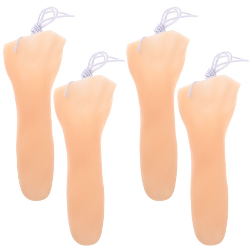 16Pièces Nez Long Réutilisable Vinyle Beige Pour Performance