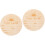 2Pièces Pancartes Bois Bébé, Décorations Lisses Créatives 5