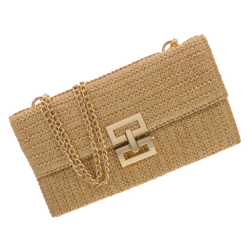 4Pièces Pochette Femme Beige Accessoire Mode Imitation
