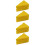 4Pièces Répliques Fromage Résine Décorations Maison Légères 8