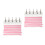 2Ensembles Support Stable Métal Coloré Pour Exposition Ongles 9