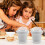 40Ensembles Petits Pots À Gâteau Couvercles Blancs 4