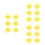 18Pièces Fixation Murale ABS Pour Luminaire Robuste Fixe 8
