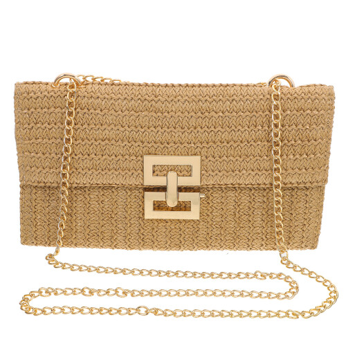 4Pièces Pochette Femme Beige Accessoire Mode Imitation 1