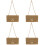 4Pièces Pochette Femme Beige Accessoire Mode Imitation 6