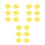 18Pièces Fixation Murale ABS Pour Luminaire Robuste Fixe 3