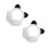 2Pièces Protège-Oreilles En Épaisse Et Pliable 5