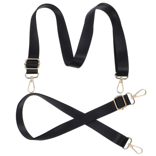 4Pièces Sangles Élastiques Réglables Pour Noir Nylon 1