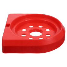 5Pcs Red ABS Fire Extinguisher Base Mount Brackets for Wall Support