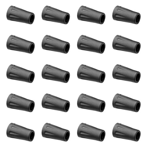 40Pièces Embouts Antidérapants Caoutchouc Pour Bâtons Randonnée