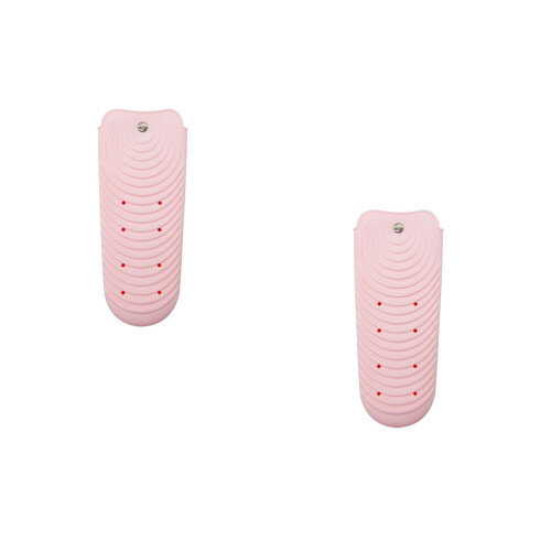 2Pièces Étui Rose Pour Fer À Lisser Et Boucleur Isolation 2