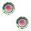 2Pièces Bouchon Huile Alliage Durable Couleur Vibrante Accessoire Auto 7