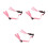 3Pièces Mentonnière Ajustable Casque Rose PP Usage Industriel 4