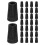 150Pièces Embouts Bâtons De Caoutchouc Noir Durable 1