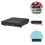 2Sets Black ABS Media Player Compact Cd Player for Kids Study and Play 9