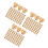 600Pcs Lotus Shaped Cupcake Liners Brown Grease-Resistant Baking Cups 7
