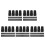 150Pièces Embouts Bâtons De Caoutchouc Noir Durable 4