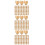 600Pcs Lotus Shaped Cupcake Liners Brown Grease-Resistant Baking Cups 4