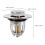 4Pcs Practical Bathroom Sink Drain Stoppers ABS Copper Silver Finish 10