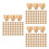 600Pcs Lotus Shaped Cupcake Liners Brown Grease-Resistant Baking Cups 9