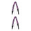 2Pcs Cotton Folk Guitar Strap Adjustable Shoulder Belt Assorted Colors 9