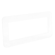 3Pcs Self Adhesive Transparent Wall Plate for Electrical Switch Socket