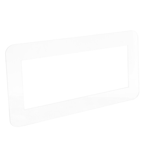 3Pcs Self Adhesive Transparent Wall Plate for Electrical Switch Socket