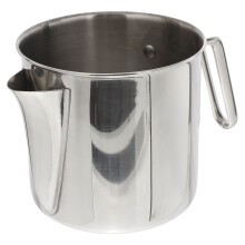 2Pcs Multi-Use Stainless Steel Grease Strainer Oil Storage Jug Silver