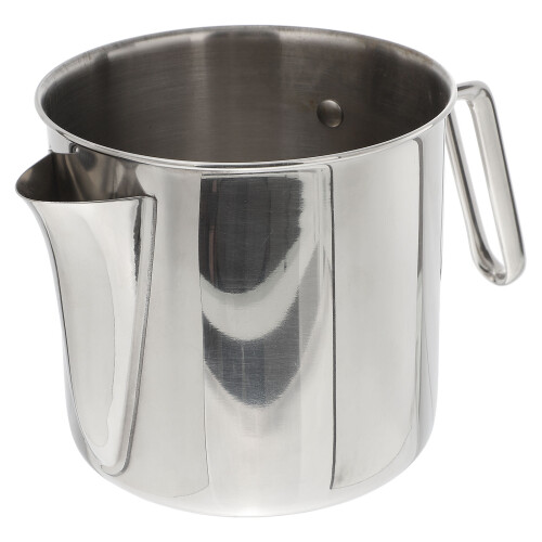 2Pcs Multi-Use Stainless Steel Grease Strainer Oil Storage Jug Silver