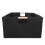 2Pcs Space-Saving Foldable Fabric Storage Boxes Black with Handles 1