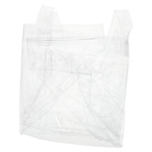 2St Transparante Reiswasemmer PVC Inklapbaar Met Stevige Handgreep